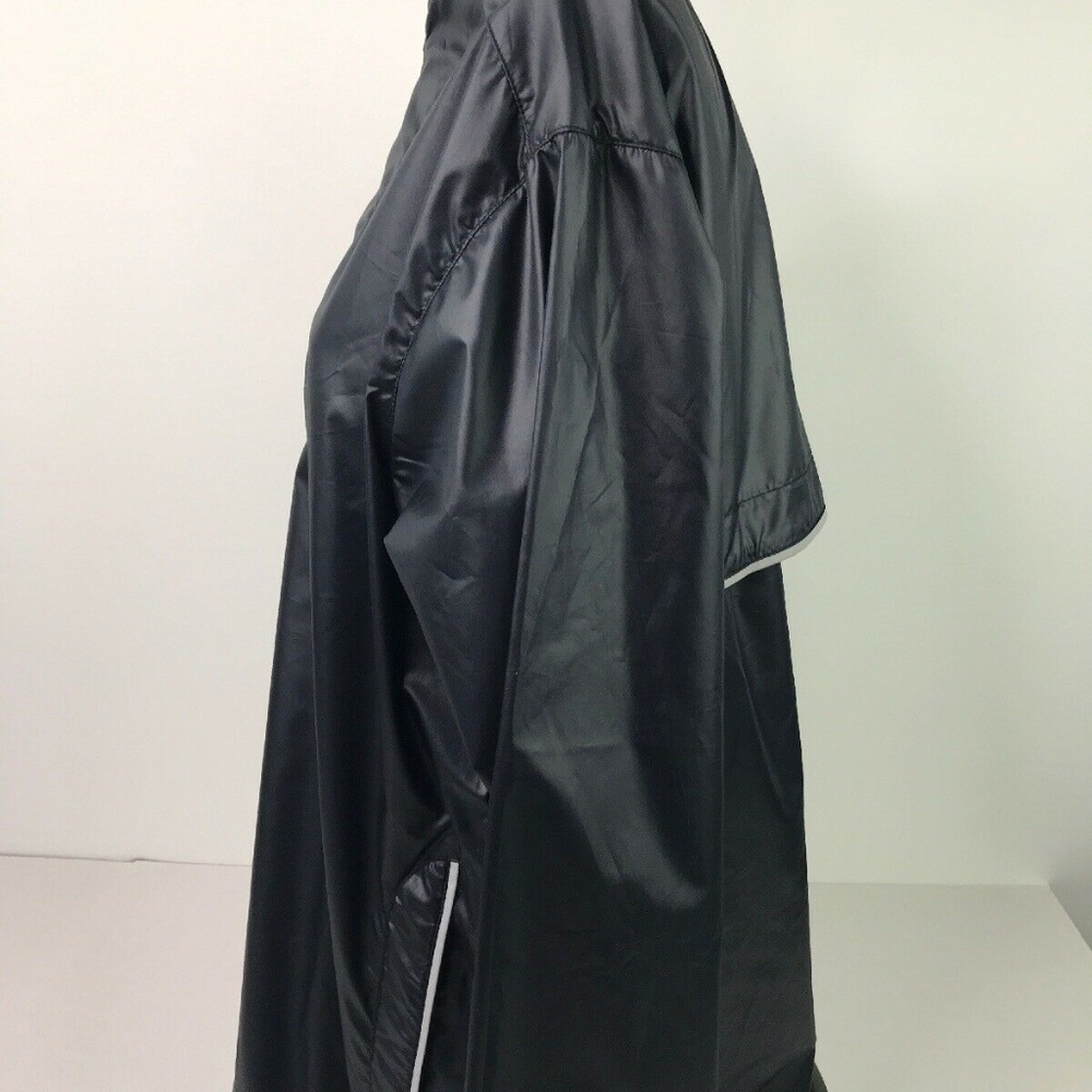 Nike Running Solid Black Windbreaker Jacket L - image 2